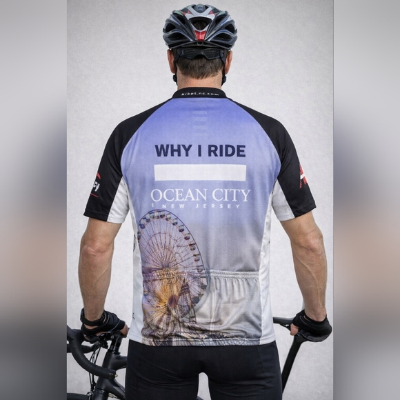 ATAC Philadelphia Cycling Jersey Ocean City NJ Graphic Bike Shirt Mens XL MTB - Picture 2 of 15